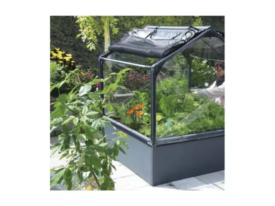 Carré potager premium avec serre Basic air Longueur 120 cm