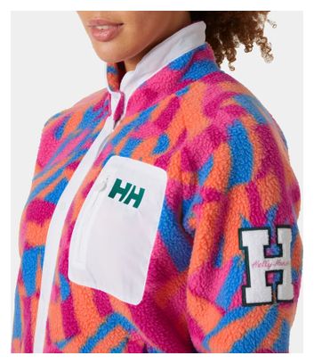 Veste Polaire Femme Helly Hansen Imperial Printed Pile Snap Violet