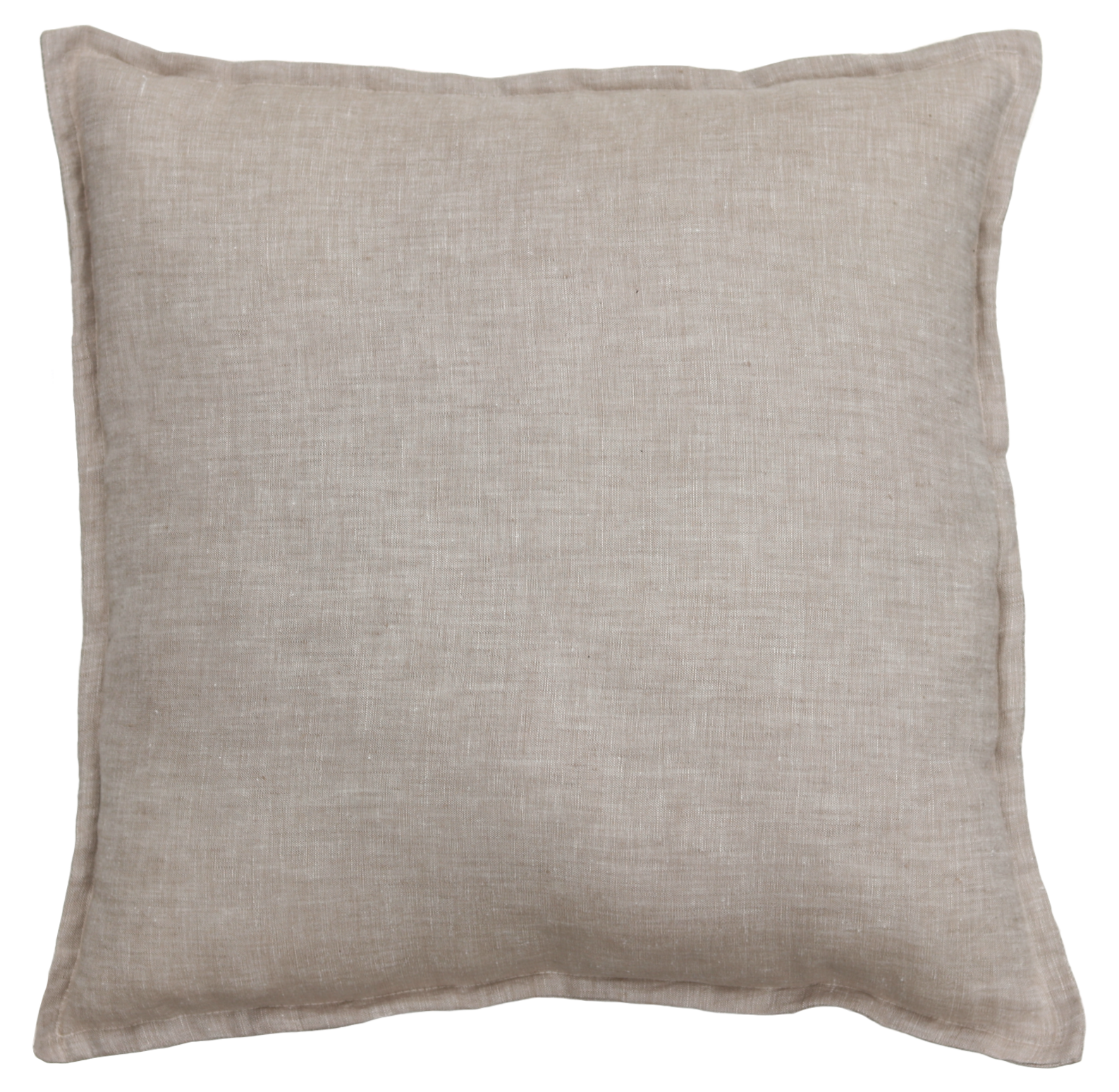 kussen soft linnen kiezel 48x48cm