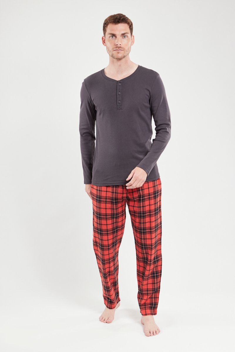 Pyjama à carreaux - coton