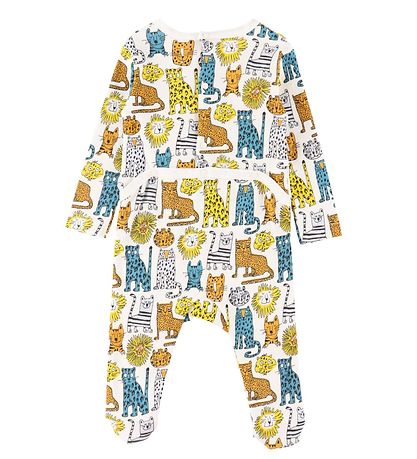 Stella McCartney Kids Gave?ske - 4 Dele - Hvid med Kattedyr