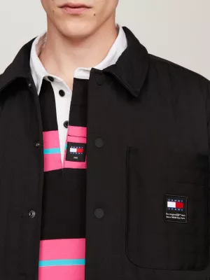 Sobretudo acolchoado de corte casual