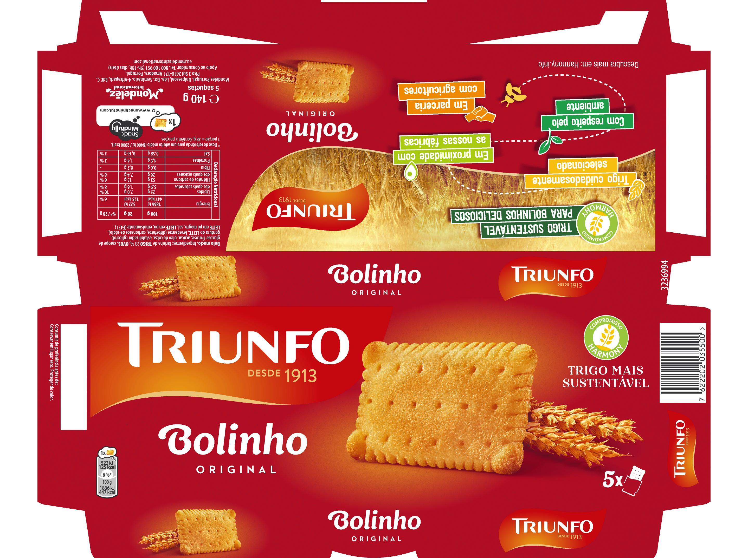 BOLO TRIUNFO BOLINHO ORIGINAL 140 G