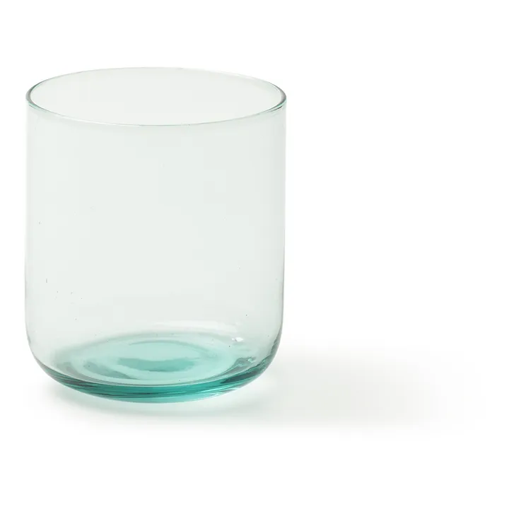 Bitossi Verre à eau Bloom | Bleu turquoise