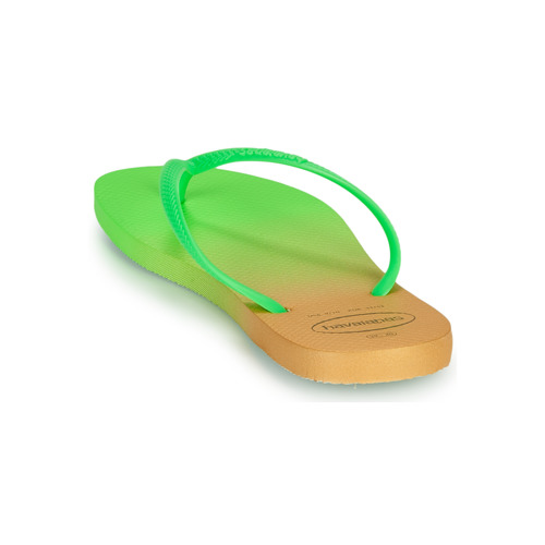 Havaianas - SLIM GRADIENT - Blanc / Vert