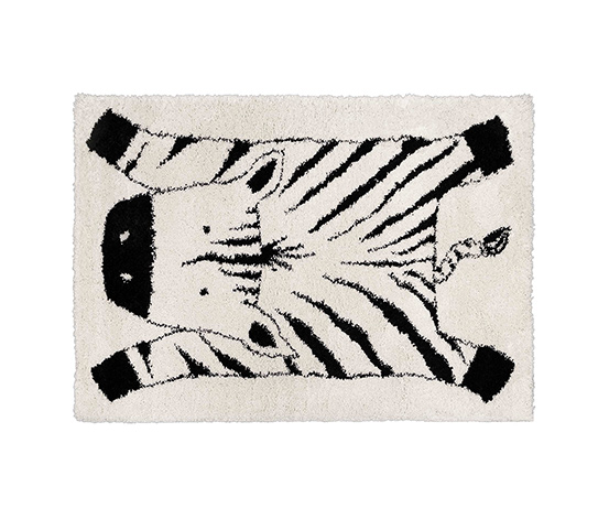 Kinderteppich NOMAD Zebra, ca. 120 x 170 cm