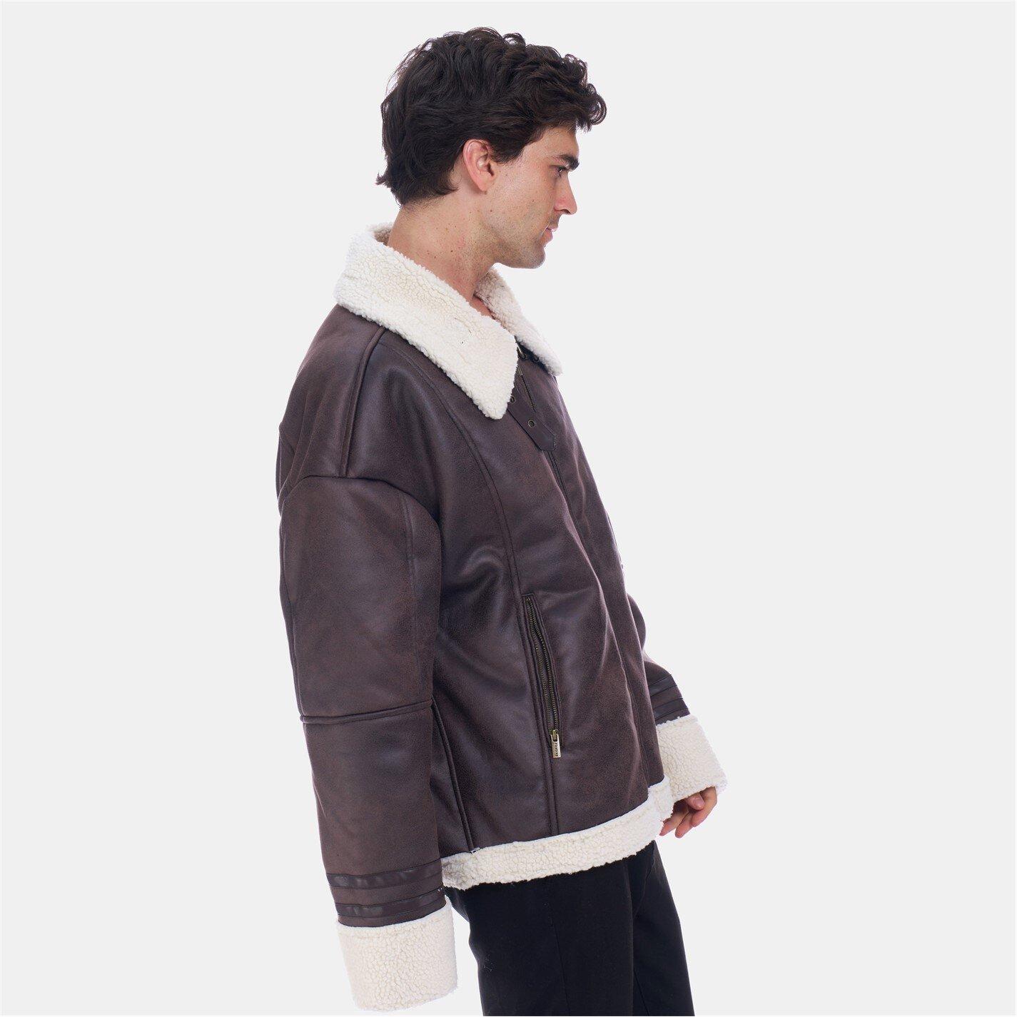 Firetrap Mens Sherpa Jkt