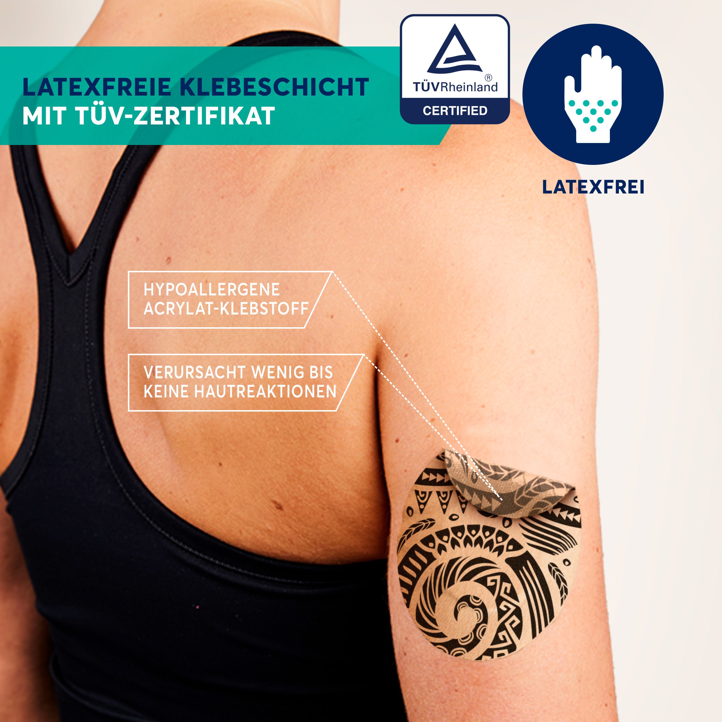 CureTape® - Freestyle libre und Dexcom Sensor Fixierpflaster