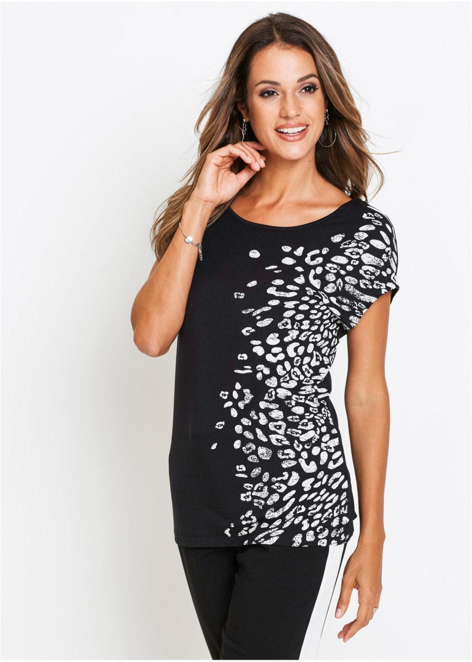 T-shirt avec viscose