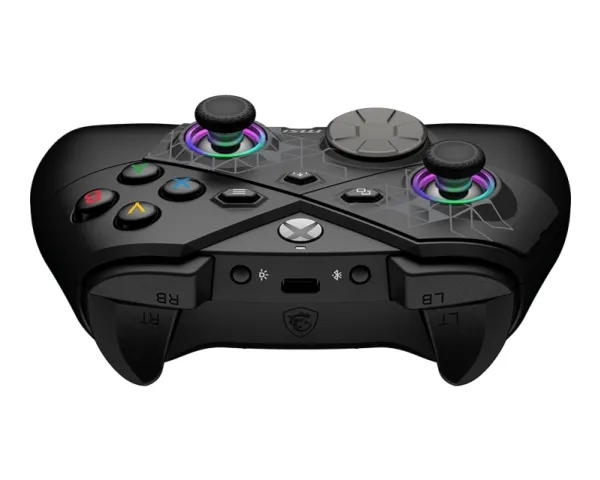 MSI FORCE PRO W CONTROLLER Sort USB 2.0 Gamepad Analog/Digital Android, PC, Xbox One S, Xbox One X, Xbox Series S, Xbox Series X