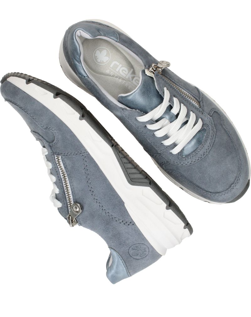 Rieker Sneakers Blauw Dames