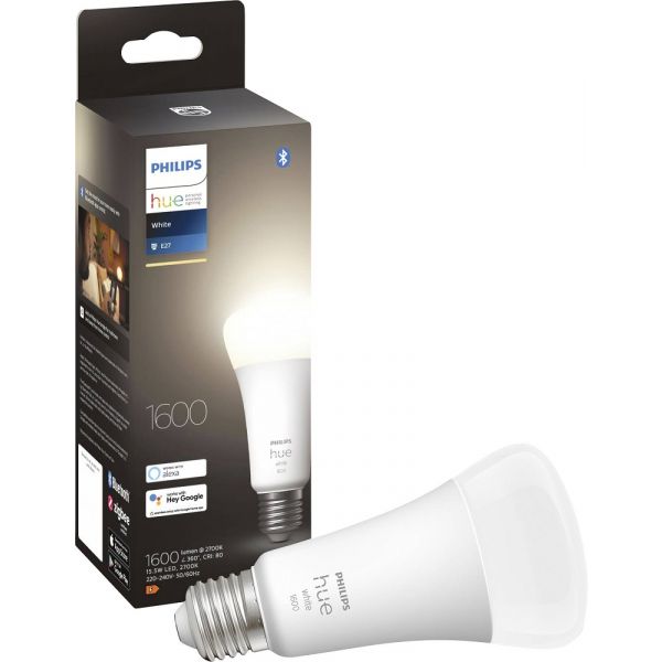 Philips Lâmpada led A67 E27 15,5W Branco Q. 2700K 1600Lm Hue - S7808929