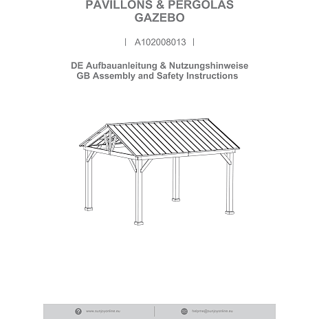 Pavillon Tödi 400 cm x 336 cm