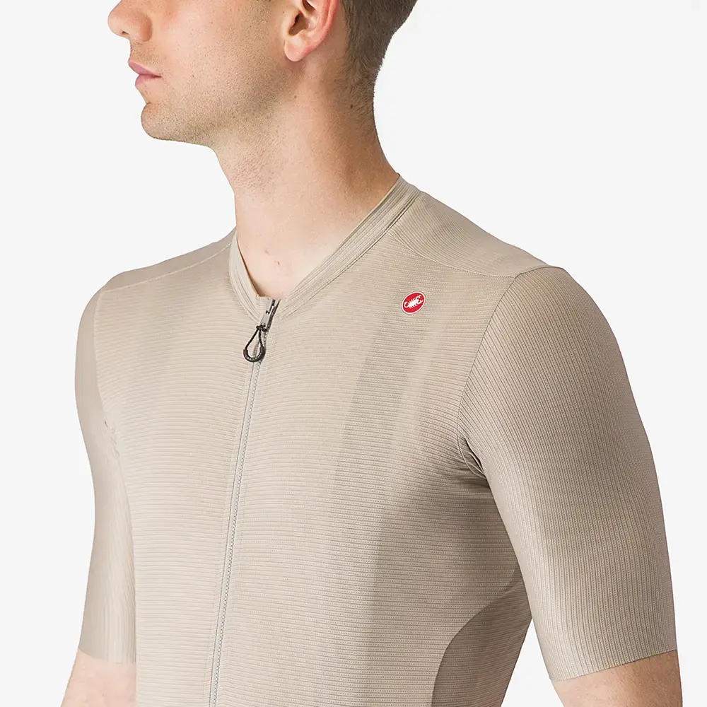 Castelli Espresso Fietsshirt Korte Mouwen Lichtbruin/Zwart Heren