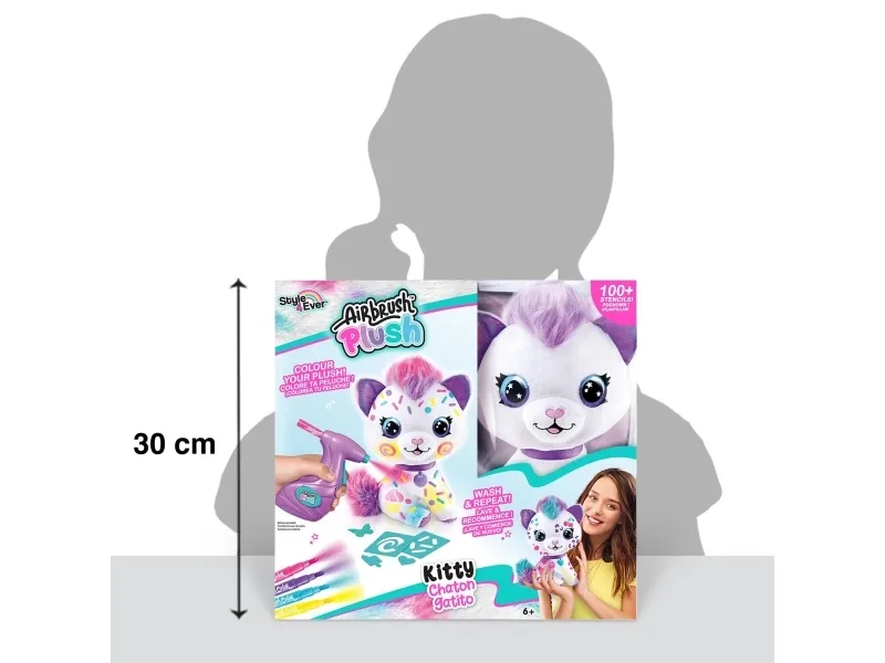 Airbrush Plush Kattekilling