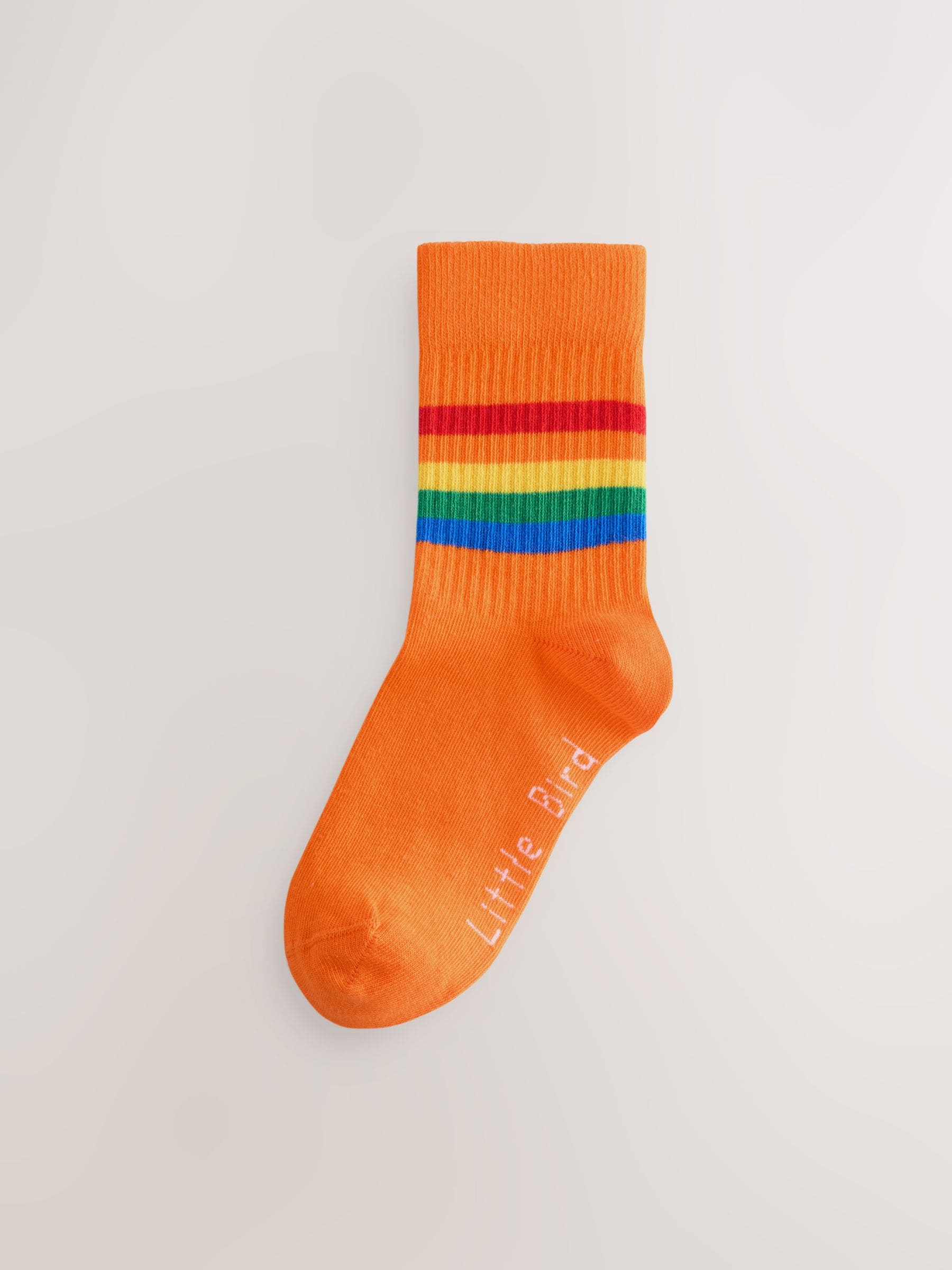 Felle regenboogkleuren - Little Bird by Jools Oliver Striped Tube Socks 6 Pack