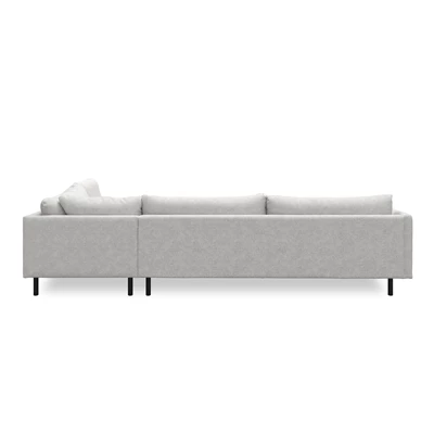 Bjorn højrevendt sofa med pufafslutning