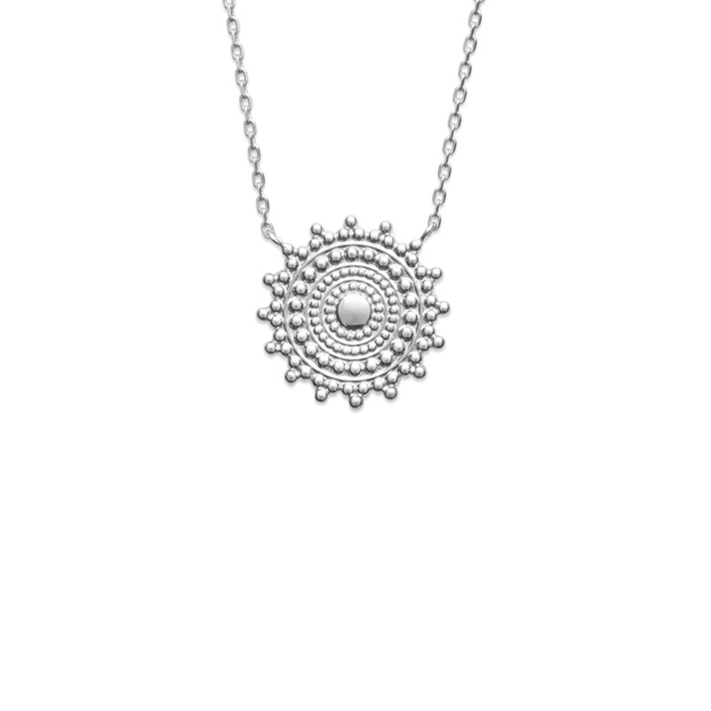 Collier plaqué or jaune ou argent INDIA - Bijoux Privés Discovery