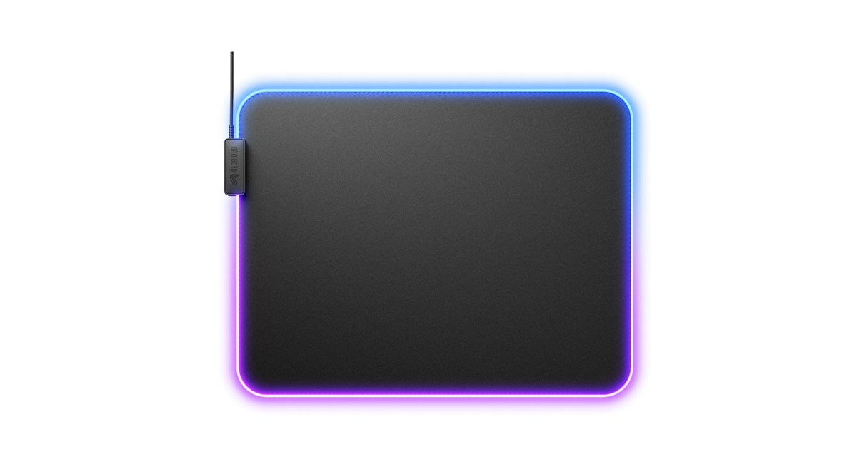 GloriousGMP 2 GLED - XL gaming muismat  (Zwart, RGB)