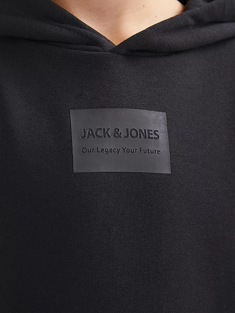 JACK & JONES Jungen Kapuzensweater - Hoodie JJHAKKAI schwarz