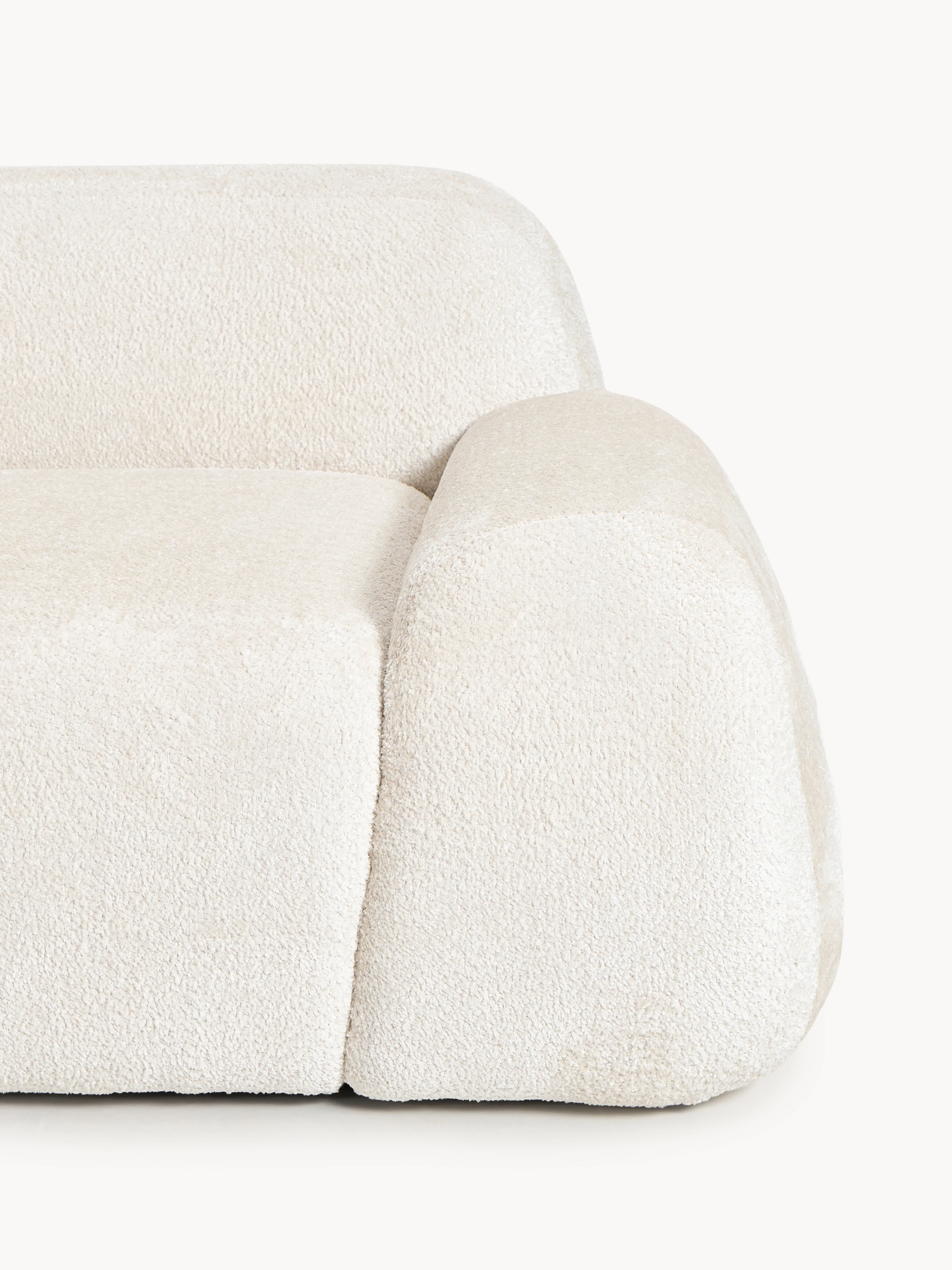 Modulaire teddy bouclé chaise Wolke (3-zits)