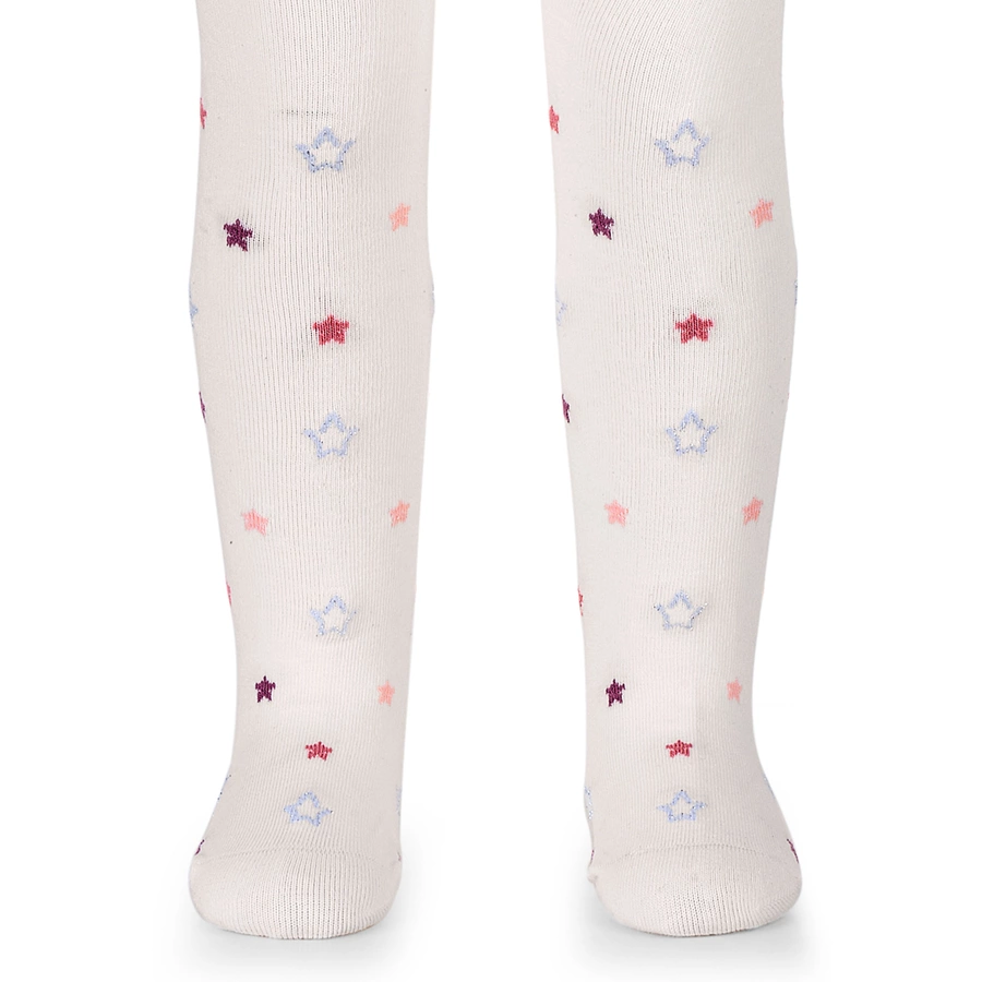 Sterntaler Strumpfhose Sterne ecru
