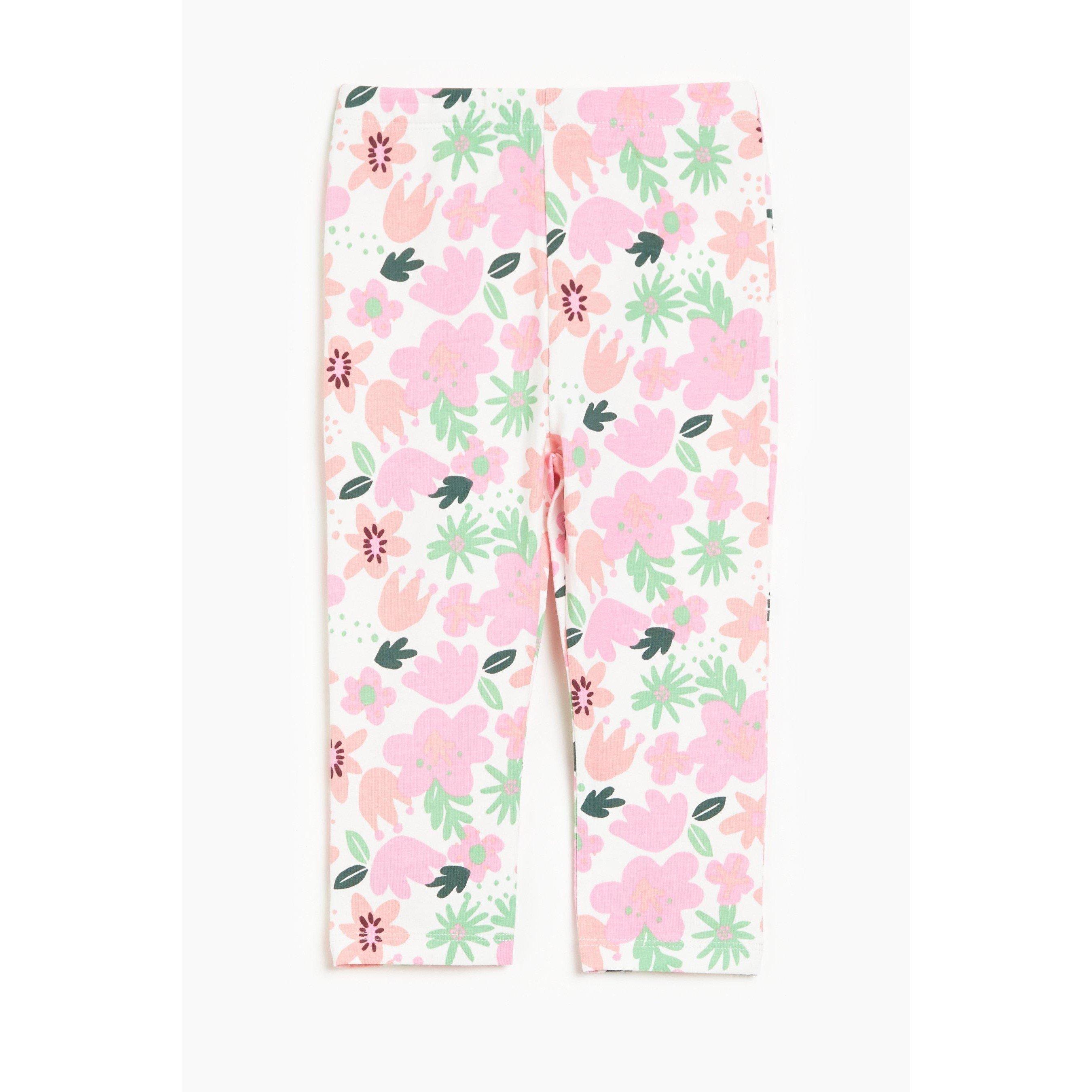Hello World Studio Baby Girls Floral T-shirt and Legging