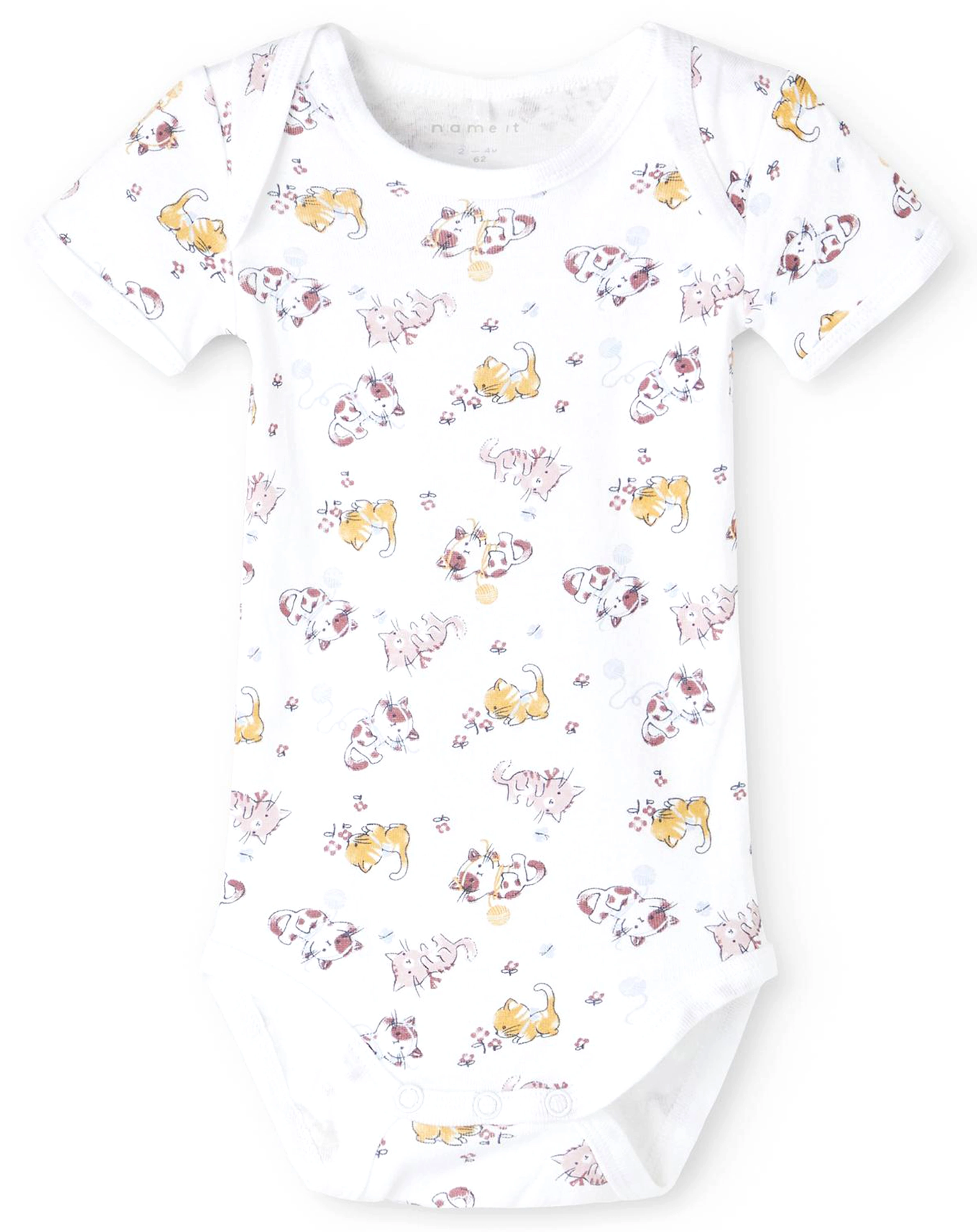Kurzarm-Body NBFBODY - CAT 3er in valerian