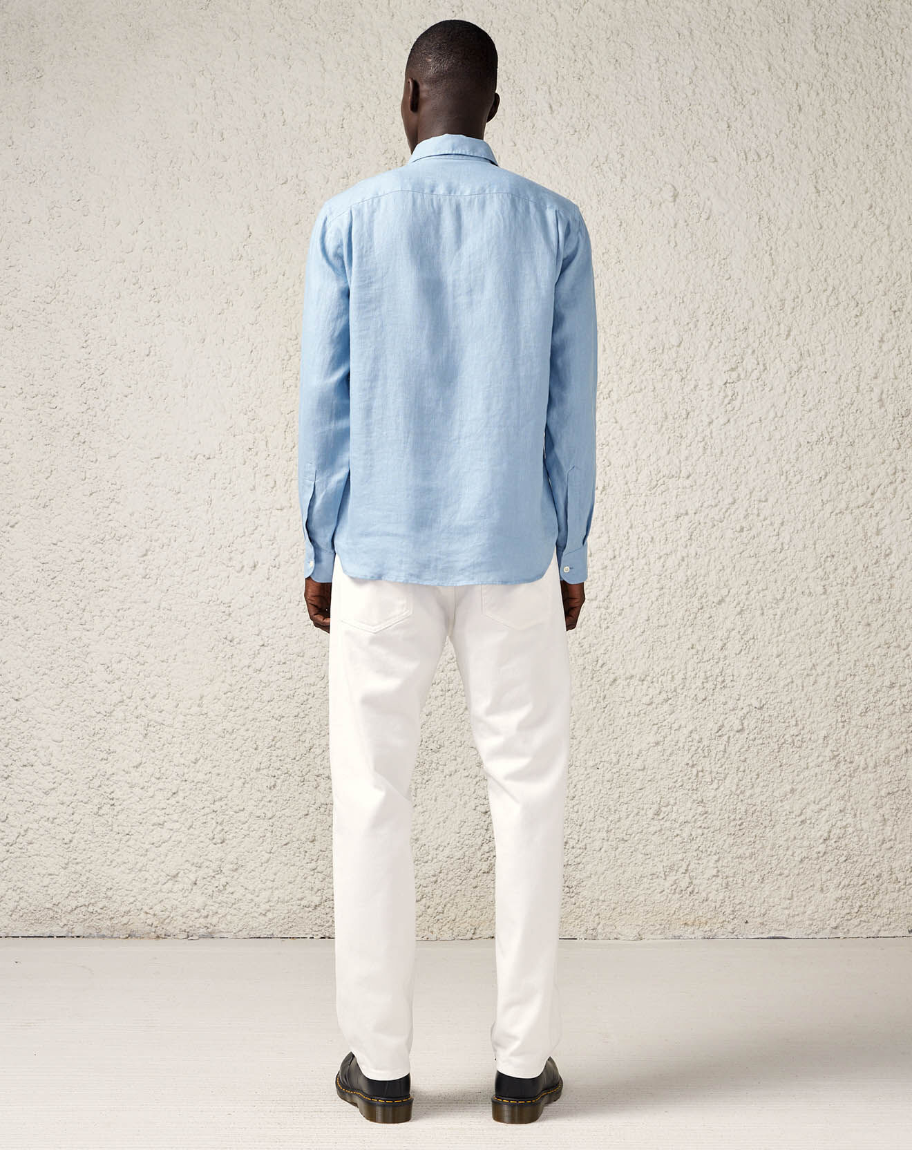 Bellerose Chemise casual 100% Lin Forest bleu clair