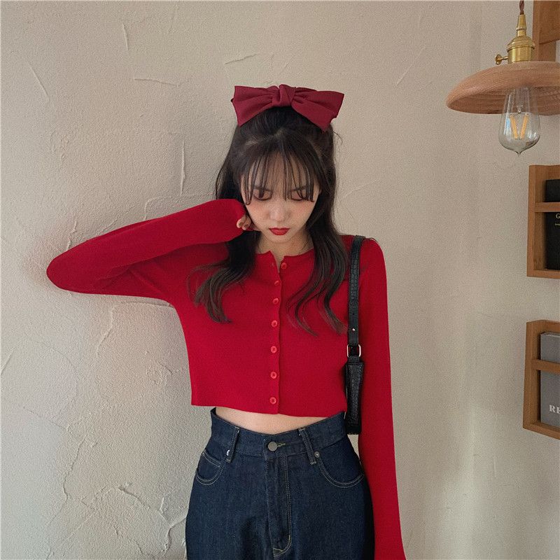 WIKPROM - Cropped Cardigan