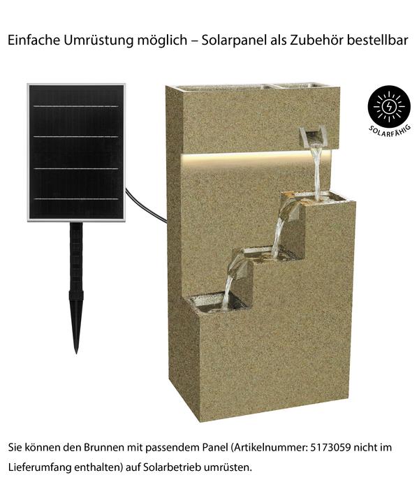 Dehner Polyethylen-Gartenbrunnen Gradino,