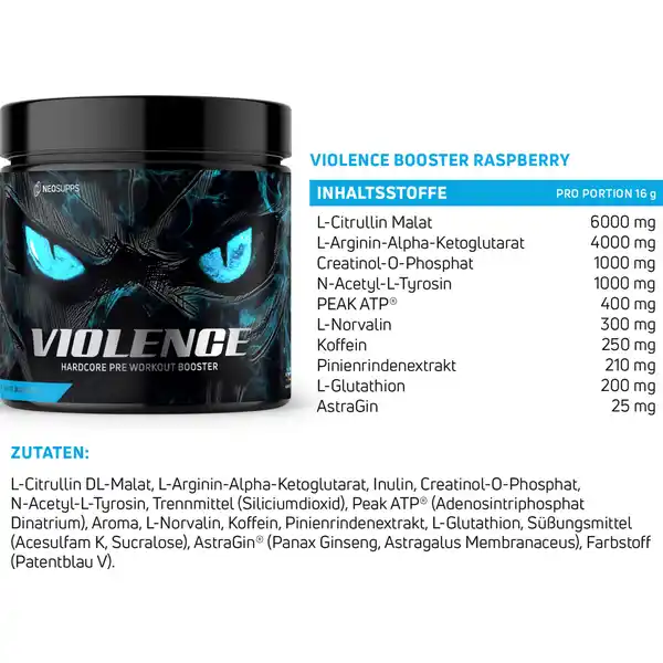 Violence Booster Blue Razz