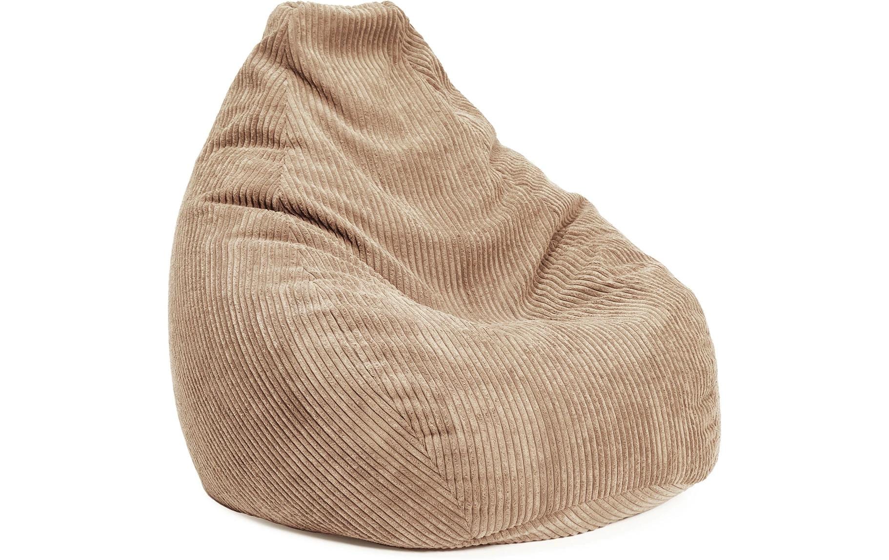 Sitzsack Giant Cord 400 L, Beige<br>Sitzsack für innen und aussen