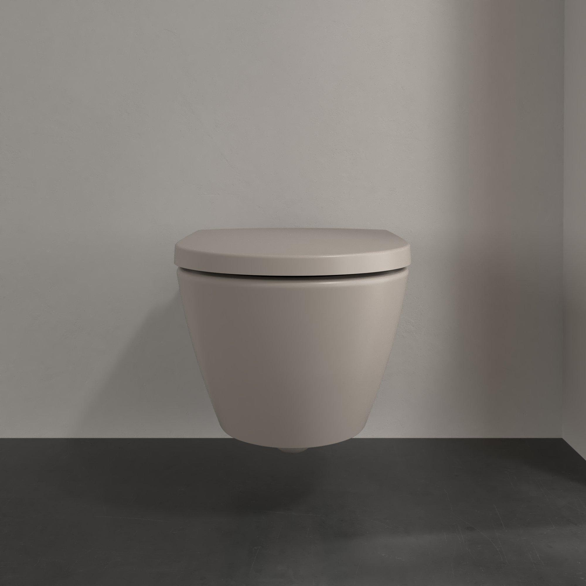Villeroy & Boch Subway 2.0 randloos toilet CeramicPlus taupe