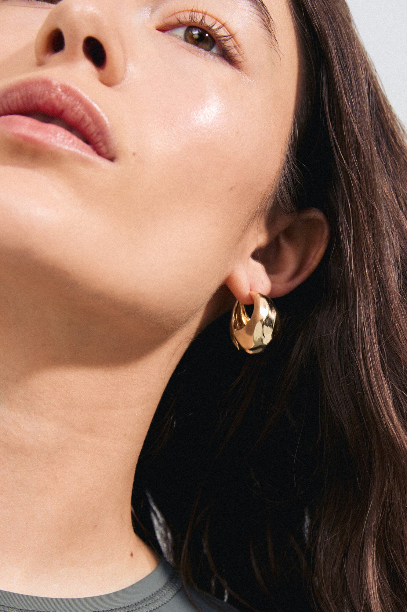PILGRIM  BELIEVE chunky hoops - forgyldt