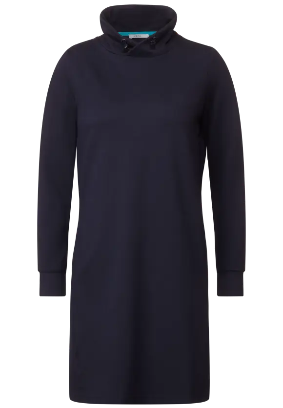 Kleid mit Volumenkragen - night sky blue