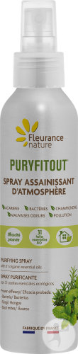 Fleurance Nature Puryfitout Spray Assainissant D'Atmosphère Aux 31 Huiles Essentielles Flacon 200ml