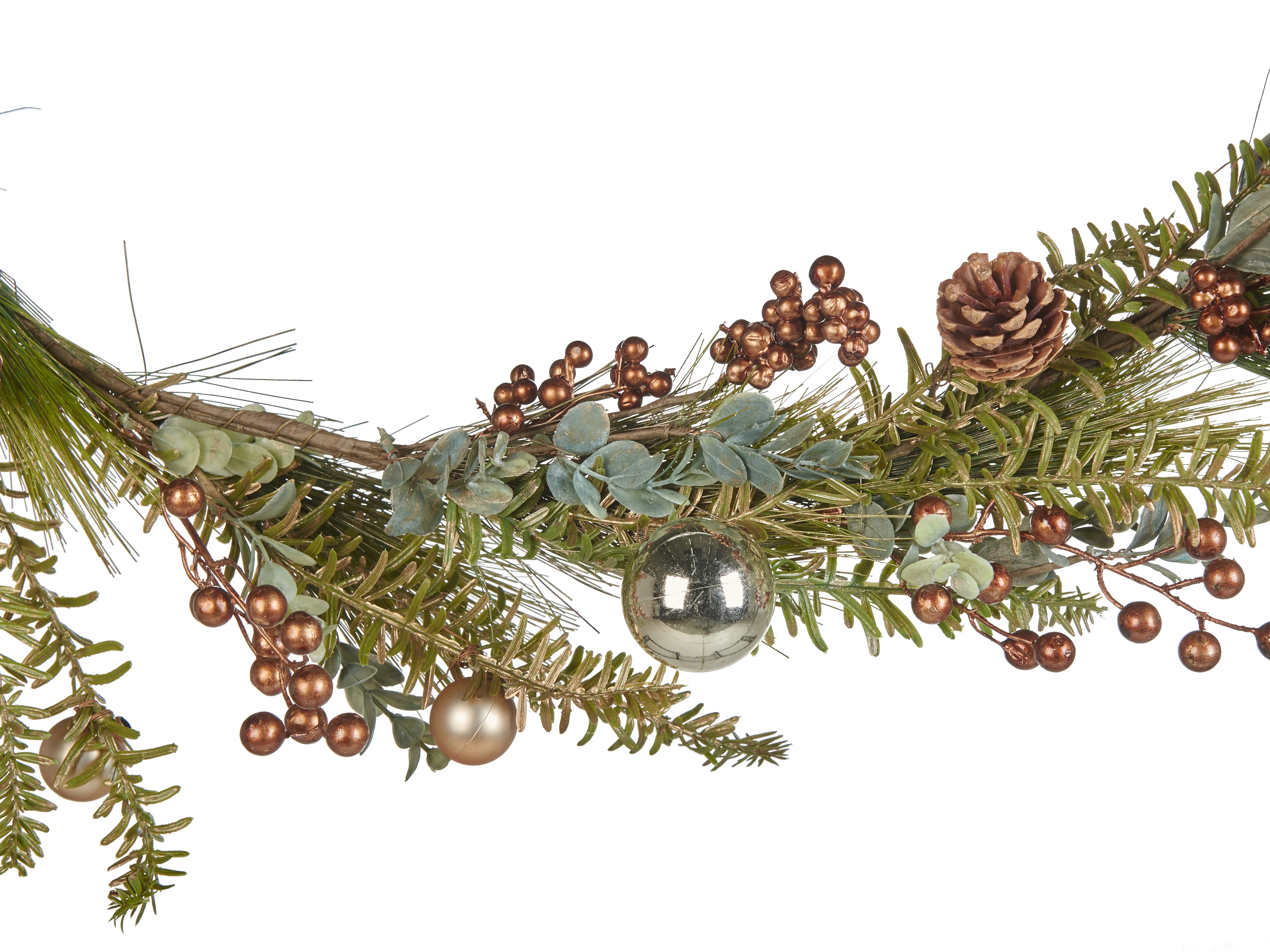 Kerstguirlande ROTA 150 cm Koper