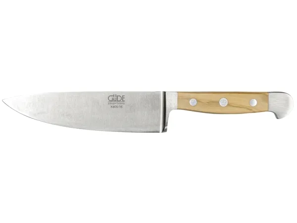 Gude Güde Alpha cooking knife 16 cm Olive Wood