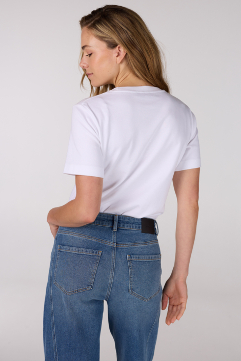 Juffrouw Jansen witte dames t-shirt