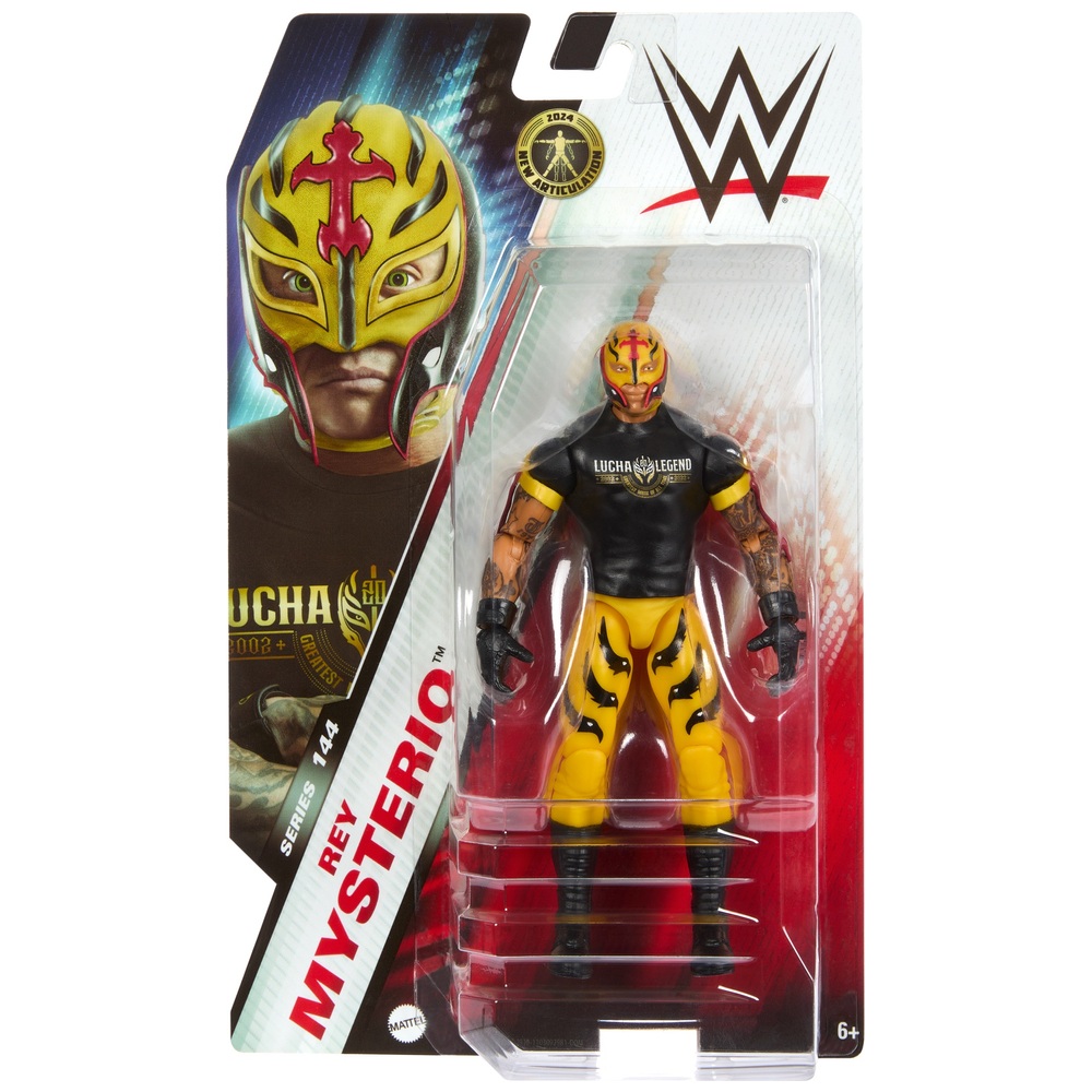 WWE Basic Series 144 Rey Mysterio Actionfigur