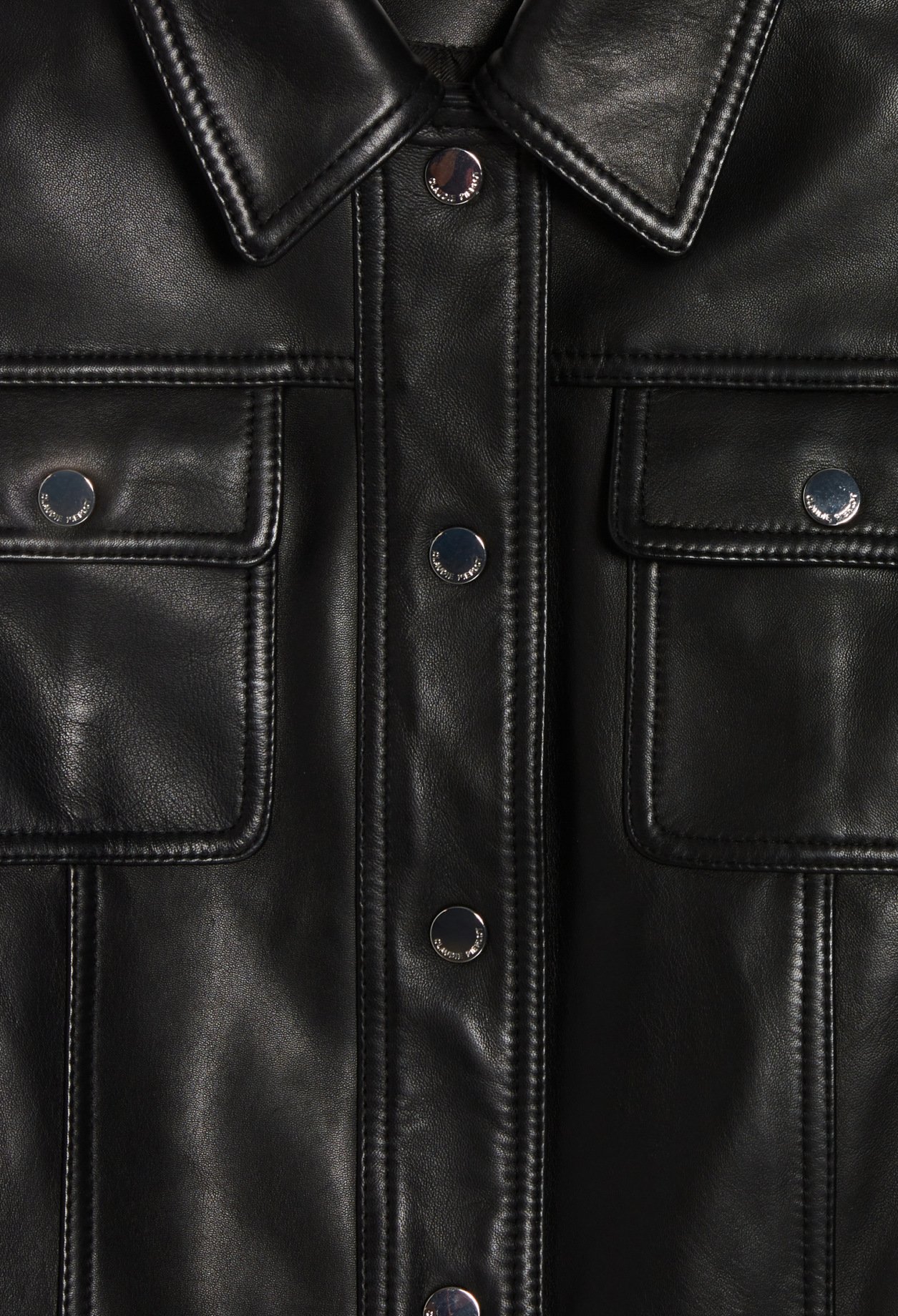 Blouson cuir noir