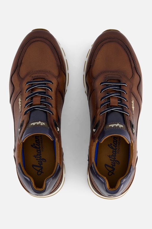 Australian Novecento Sneakers cognac Leer