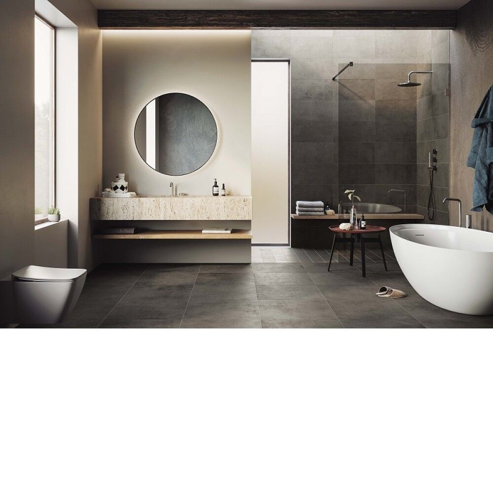 FLIS DRAFT DARK 60X60CM 1,44 M²/PK