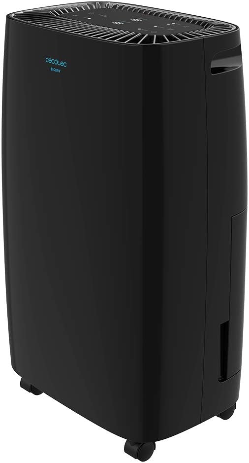 Cecotec Big Dry 4000 Expert Luftentfeuchter mit Timer 24 h, 10 L/Tag, herausnehmbarer Tank 2,5 Liter, LED-Anzeige, Schwarz (Schwarz, BigDry 4000 Expert Black)
