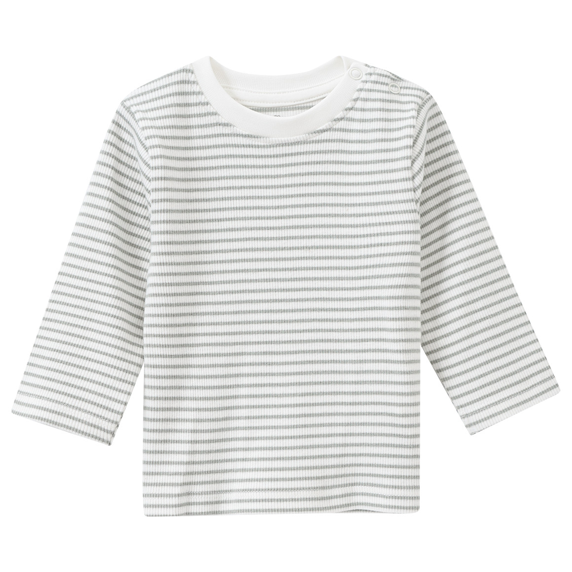 Topomini Pure Collection Newborn Strampler und Langarmshirt Born 2025 salbei / weiss