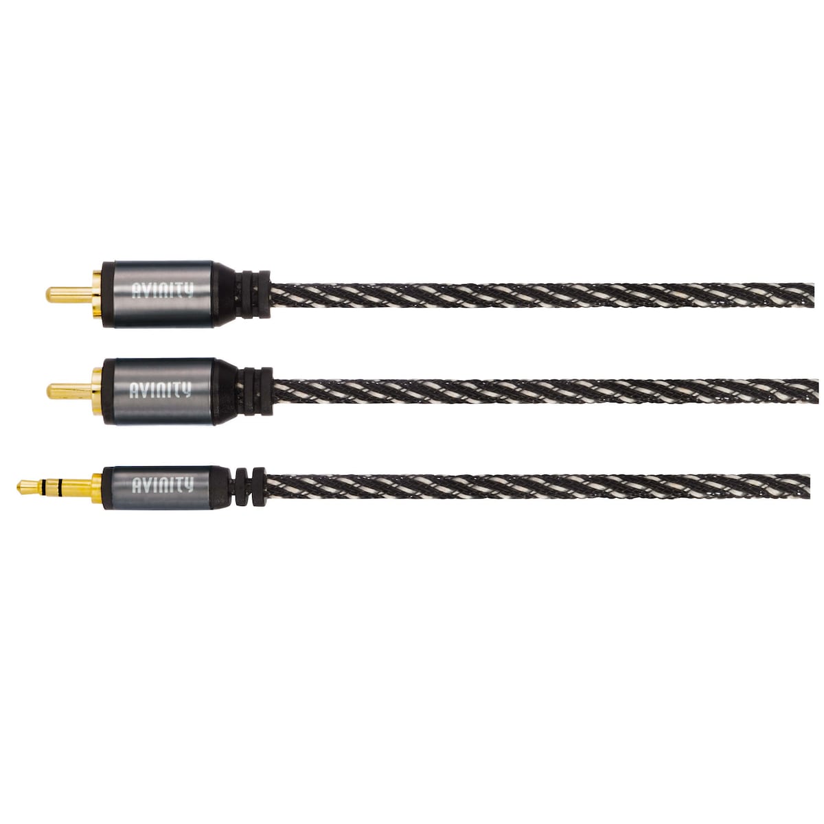 AVINITY Kabel 2xRCA-3,5mm 0.5 m Klasse 5