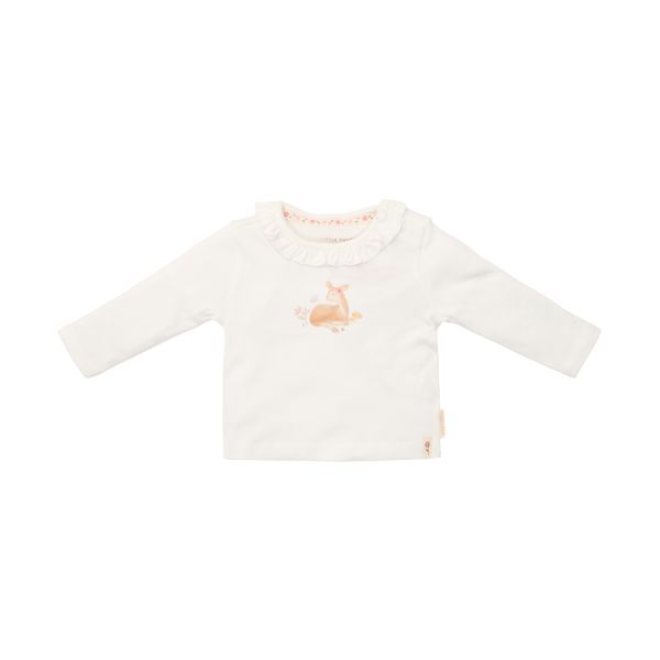 Little Dutch T-shirt Lange Mouw - Maat 50 - Off White