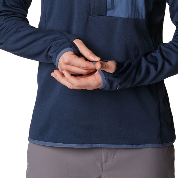 Sweat polaire COLUMBIA TRIPLE CANYON™ HALF ZIP COLLEGIATE NAVY/DARK MOUNTAIN
