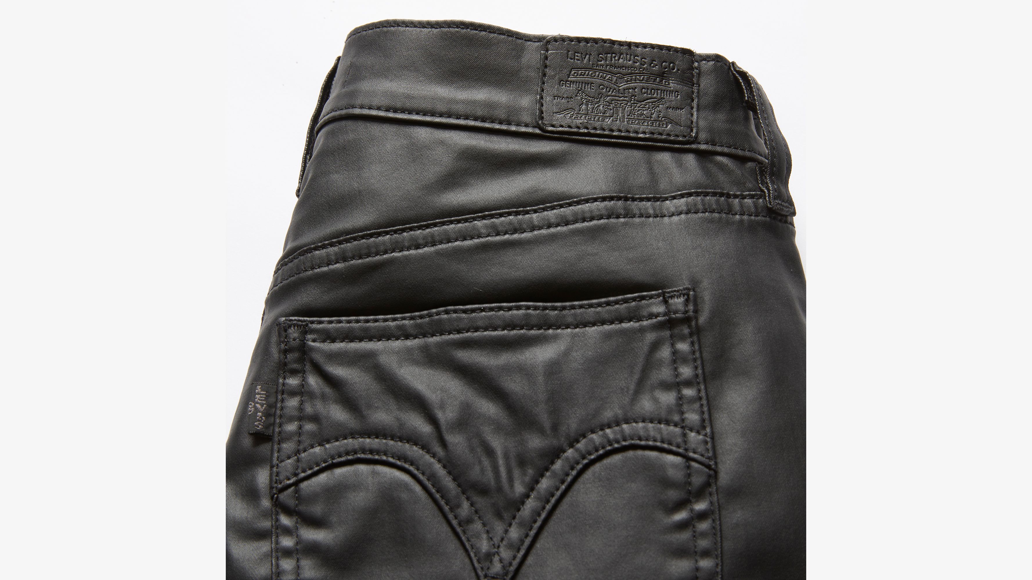 Jean taille haute skinny rétro - Shine Like A Diamond - Noir